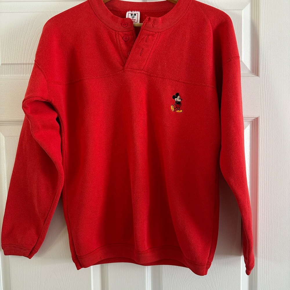 Disney Women’s Red Crewneck Sweater